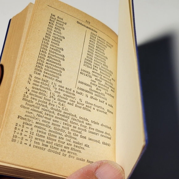 Dictionary German To English English To German 1961 18th Edition - Picture 8 of 8